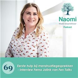 #69 - Eerste hulp bij menstruatiegesprekken - Interview Ferna Jalink van Fen Talks 