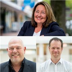 #233 Wethouder Saskia Bruines, Jelle Meinesz en Maarten De Vuyst