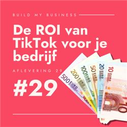 TikTok inzetten voor je bedrijf: de ROI (Return On Investment) #29