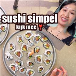 Hoe maak ik snel en makkelijk sushi ?? Eten maken & kletsen met Kalo - Kijk mee