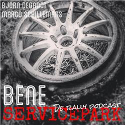 S03E30 | BENE Servicepark De Rally Podcast, oa WRC Estonia en Finland - ONRK GTC Rally - BRC Aarova en Omloop van Vlaanderen