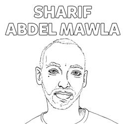 De plank van Sharif Abdel Mawla