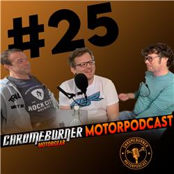ChromeBurner MotorPodcast #25: Transalp, Street Triple R/RS, Super Meteor, Daytona 200, MotoGP-test