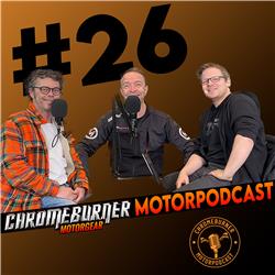 ChromeBurner MotorPodcast #26: Ducati Streetfighter V4S & CFMoto 450SR, politie op Indian? MotoGP