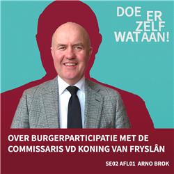 Seizoen 2 aflevering 1: Over burgerparticipatie met commissaris van de Koning van Fryslân
