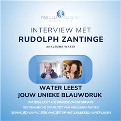 Water leest jouw unieke blauwdruk - Rudolph Zantinge (Analemma) - Extended interview