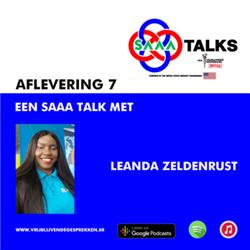 Vrijblijvende gesprekken special SAAA Talks: gesprek met Leanda Zeldenrust