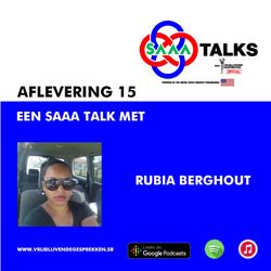 Vrijblijvende gesprekken special SAAA Talks: gesprek met Rubia Berghout