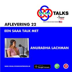 Vrijblijvende gesprekken special SAAA Talks: gesprek met Anuradha Lachman