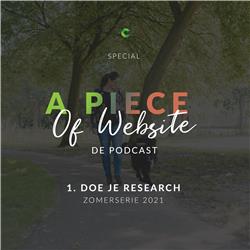 69: Summer Special; 1. Doe je research
