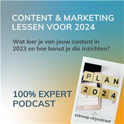 Content & marketinglessen voor 2024