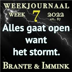 Alles Gaat Open Want Het Stormt. Weekjournaal 7 Brante & Immink
