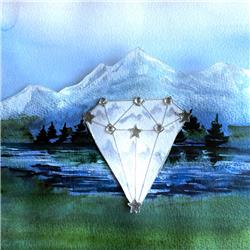 De diamant van de alpen