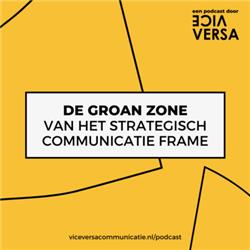 De Groan Zone van het Strategisch Communicatie Frame