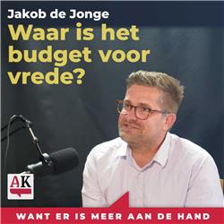 Waar is het budget voor vrede? | Interview Jakob de Jonge