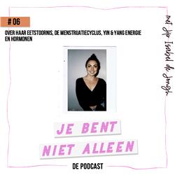 #6 met Jip Isabel de Jongh over haar eetstoornis, de menstruatiecyclus, yin & yang energie en hormonen