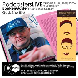 REMINDER: 21/7/2023 PodcastersLIVE @ PUNT met Peter "Shortlife" Kortleve