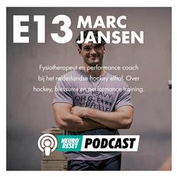 #13 Marc Jansen (Fysio/Performance Coach NL hockey) over hockey, blessures en prestaties