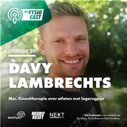 #29 Davy Lambrechts (Msc. Kinesiotherapeut) over atleten met lagerugpijn