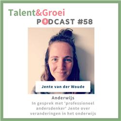 58. In gesprek met Jente van der Woude van Anderwijs