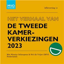 S05E11 Het verhaal van de Tweede Kamerverkiezingen 2023 met Wouter Scheepens en Siri de Vrijer