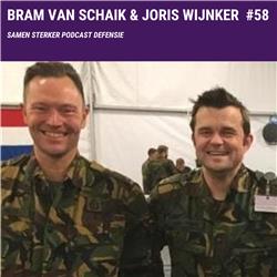 Bram van Schaik & Joris Wijnker #58 militaire dierenartsen, tot heil van mens, omgeving en dier.