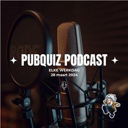 Pubquiz Podcast 28 maart 2024