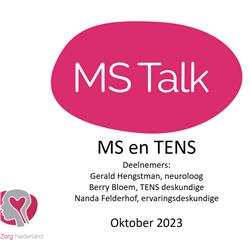 MS Talk: MS en Tens