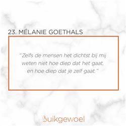 23. Mélanie Goethals (Extreme misselijkheid / Hyperemesis gravidarum)