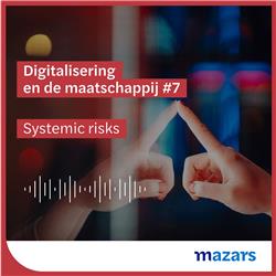 Digitalisering en de maatschappij #7 Systemic risks