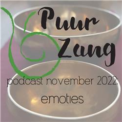 Puur Zang podcast november 2022: emoties